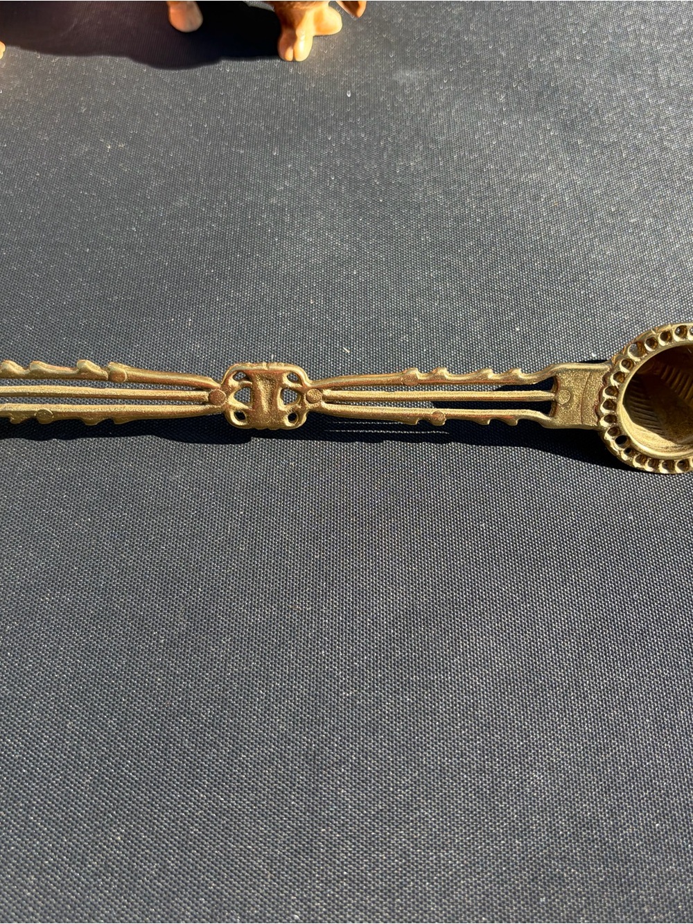 Vintage-Inspired Gold home decor candle snuffer